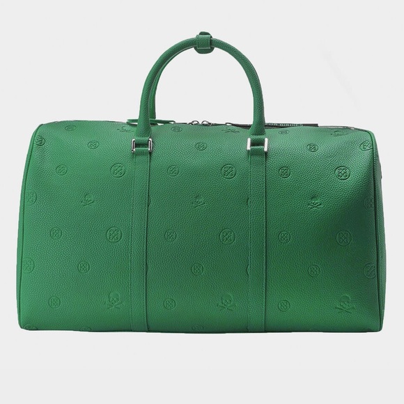 G/Fore Ltd Edition Skull & Tees Debossed Duffel Bag - Clover Green - Mens Golf - Picture 1 of 8